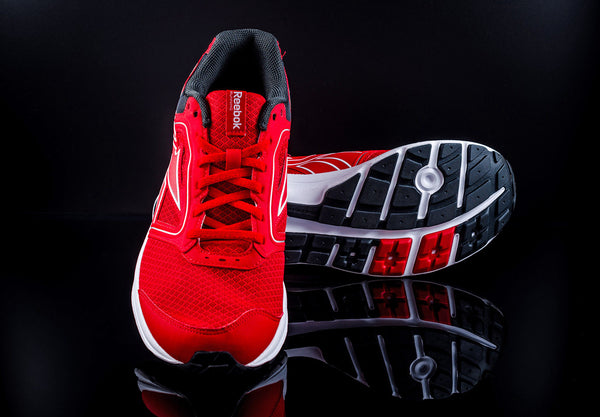 Red Unisex running flex shoes