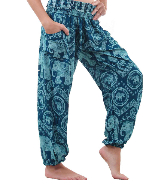Aegan colored printed yoga pants