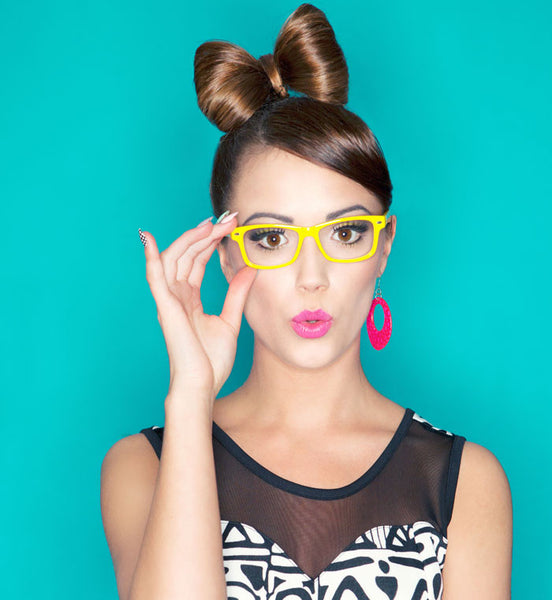 Vintage - Yellow Rectangular Eye Frames