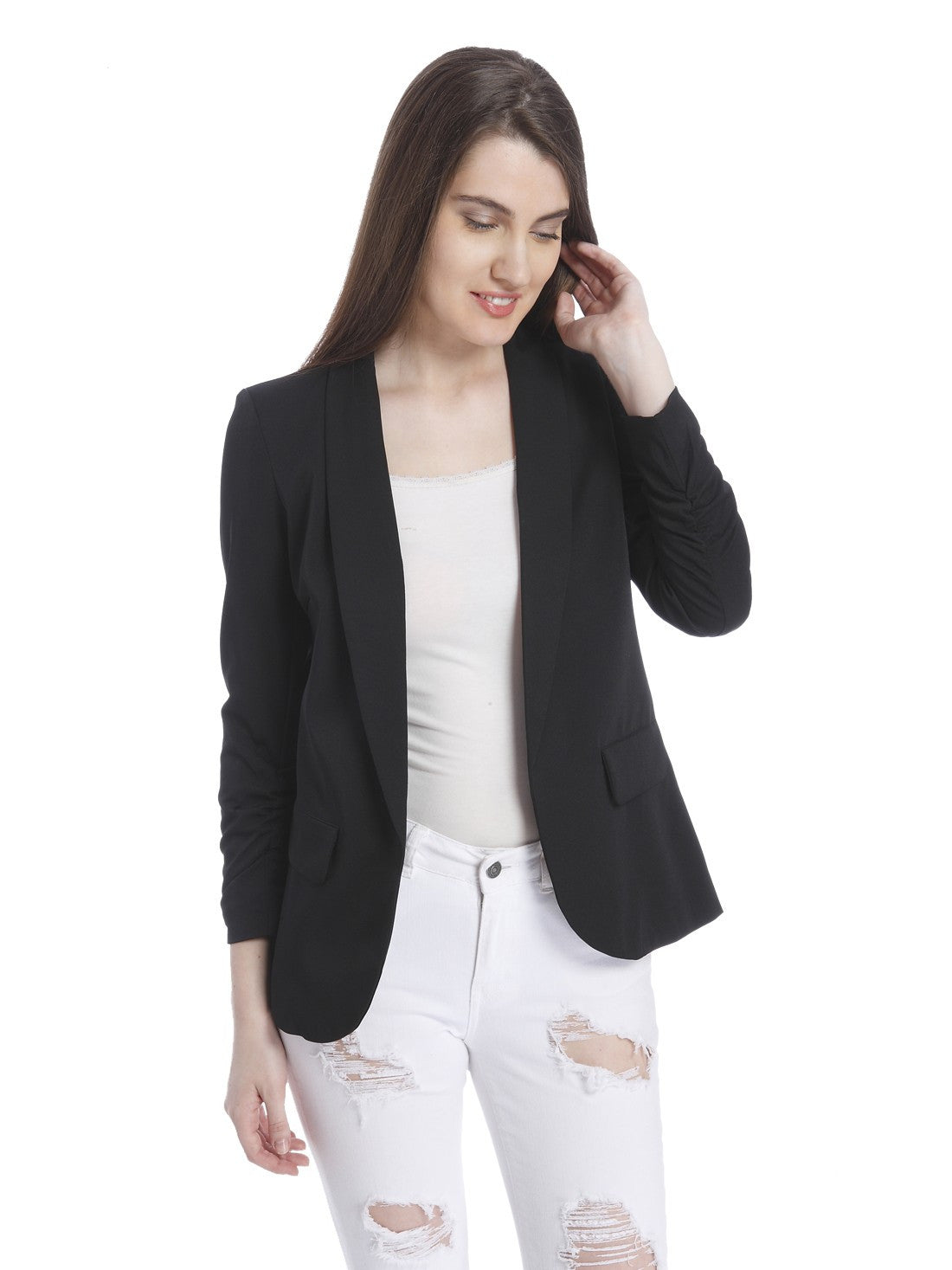 Women Casual Printed Blazer